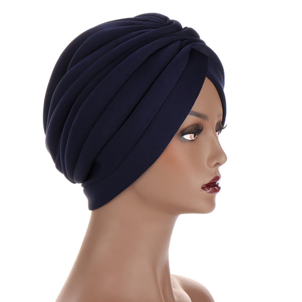 women's solid cotton chemo headwrap hats jersey
