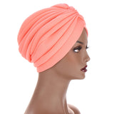 women's solid cotton chemo headwrap hats jersey
