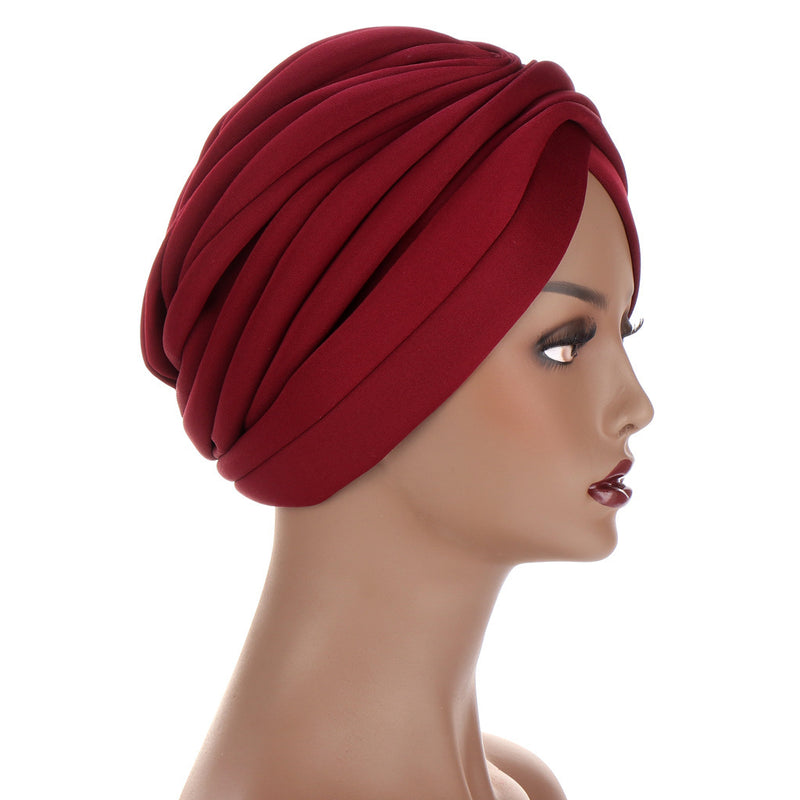 women's solid cotton chemo headwrap hats jersey

