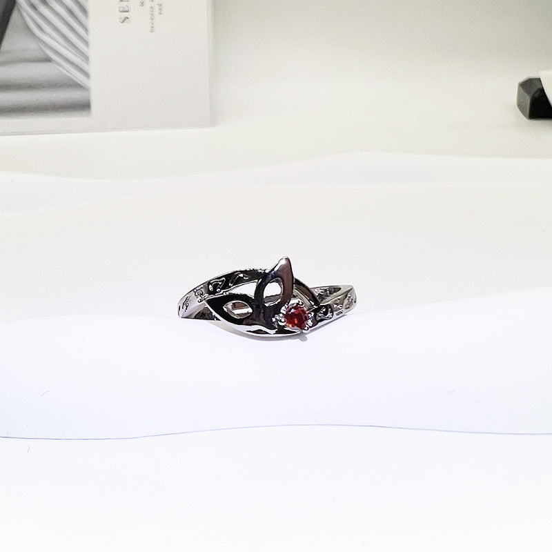 Mask Ring Opening Men And Women Jewelry