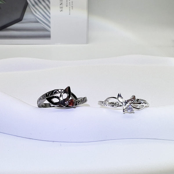 Mask Ring Opening Men And Women Jewelry