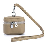 Leather Small Neck-hanging Coin Purse Simple And Portable