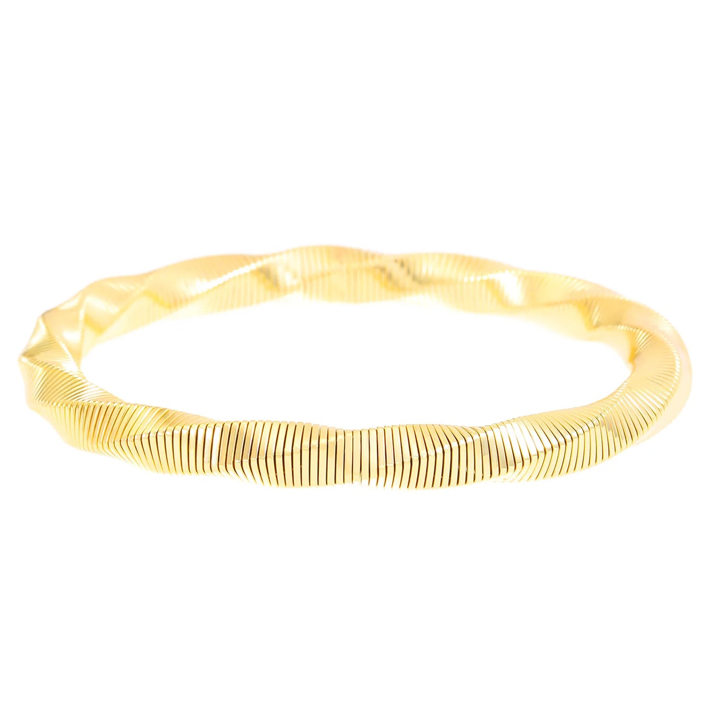 SIZZZ Wide Edge String Bracelets For Woman Silver Glod Flexible Steel Wire Layered Bangle DIY Combination