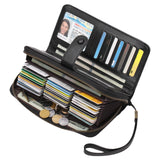 Expanding Card Holder Women's Long Wallet Passport Bag