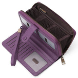Expanding Card Holder Women's Long Wallet Passport Bag